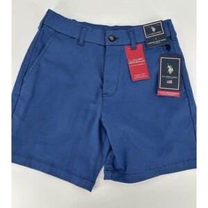 Men's U.S. Polo Assn Comfort Waist Flat Front Shorts Small